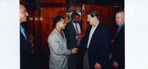 With Al Gore